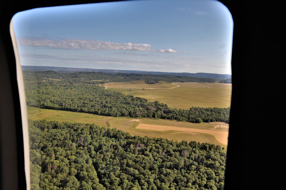 August 2020 aerial views of Fort McCoy