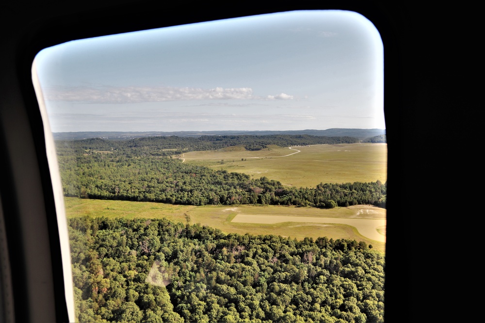 August 2020 aerial views of Fort McCoy