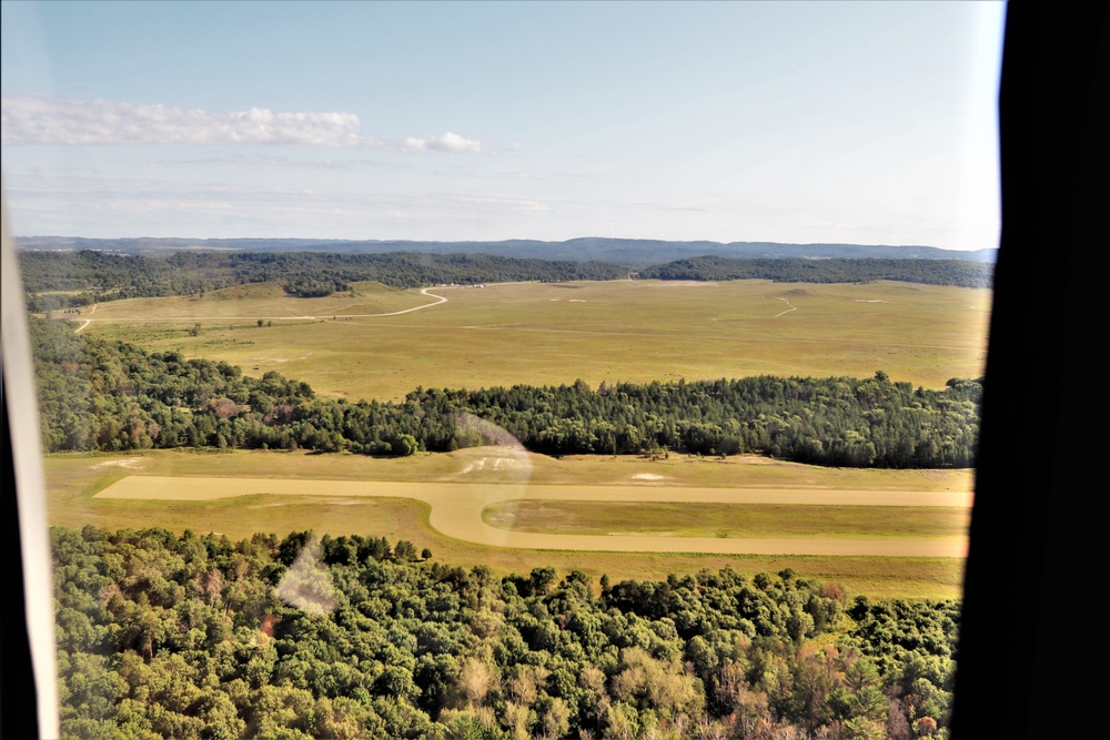 August 2020 aerial views of Fort McCoy