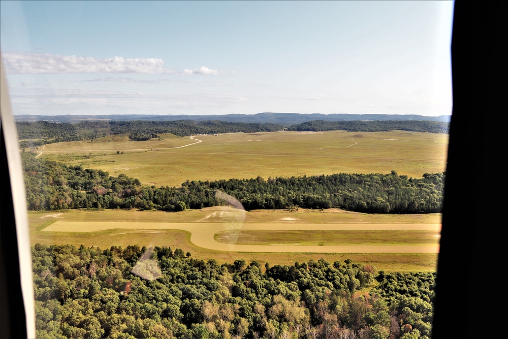 August 2020 aerial views of Fort McCoy