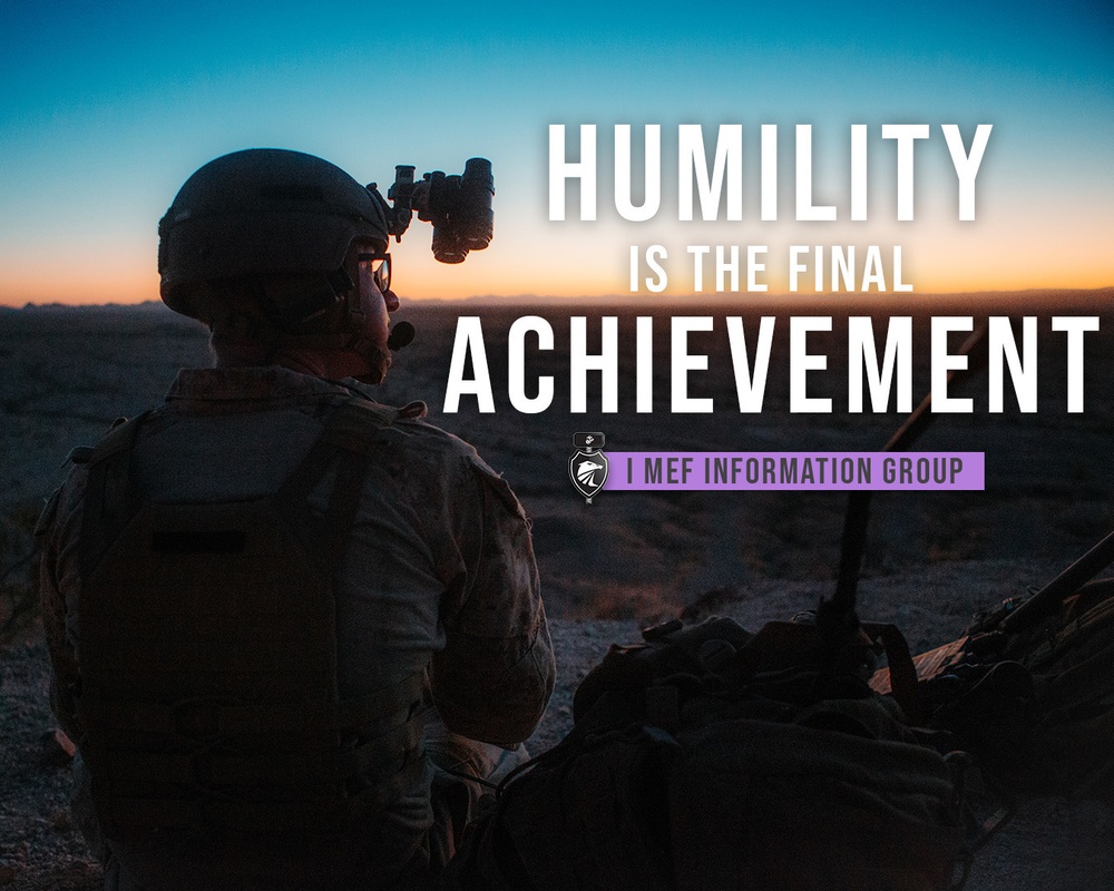 Humility is the final achievement