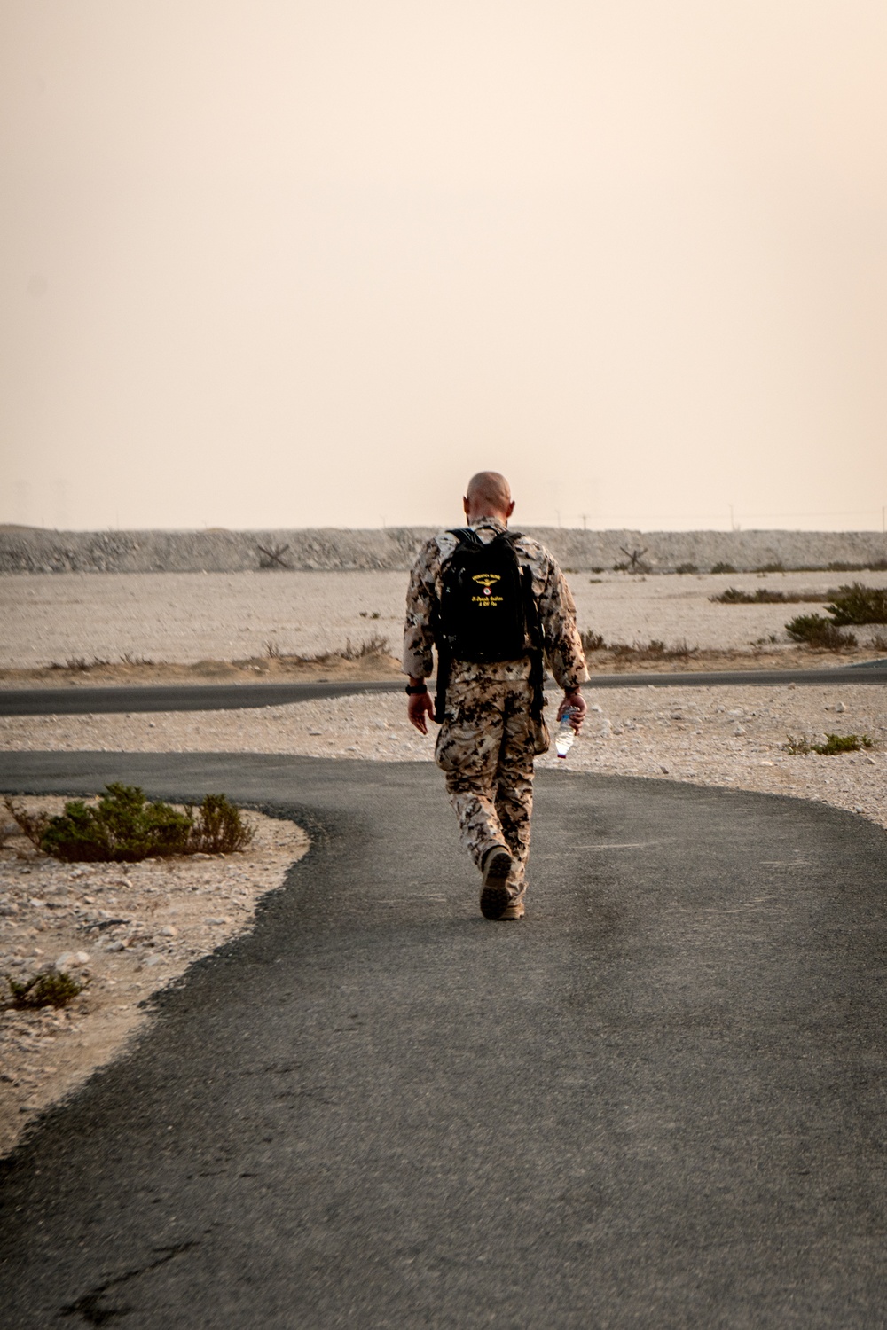 Al Udeid Air Base service members test for German Armed Forces Proficiency Badge