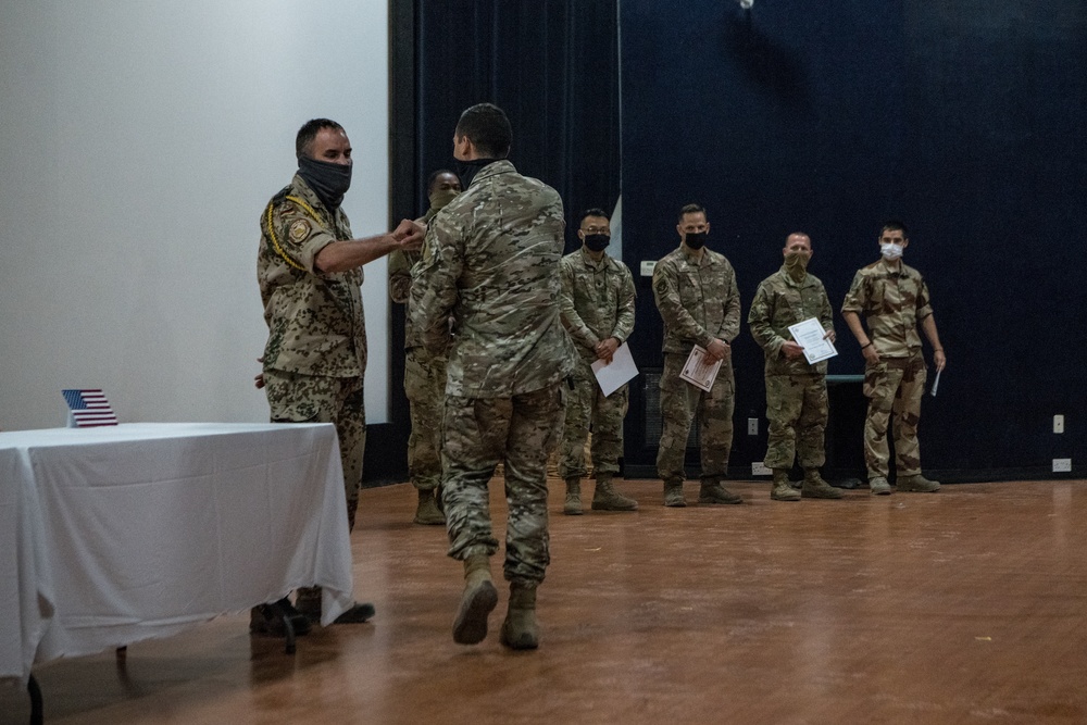 Al Udeid Air Base service members earn German Armed Forces Proficiency Badge