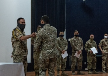 Al Udeid Air Base service members test for German Armed Forces Proficiency Badge