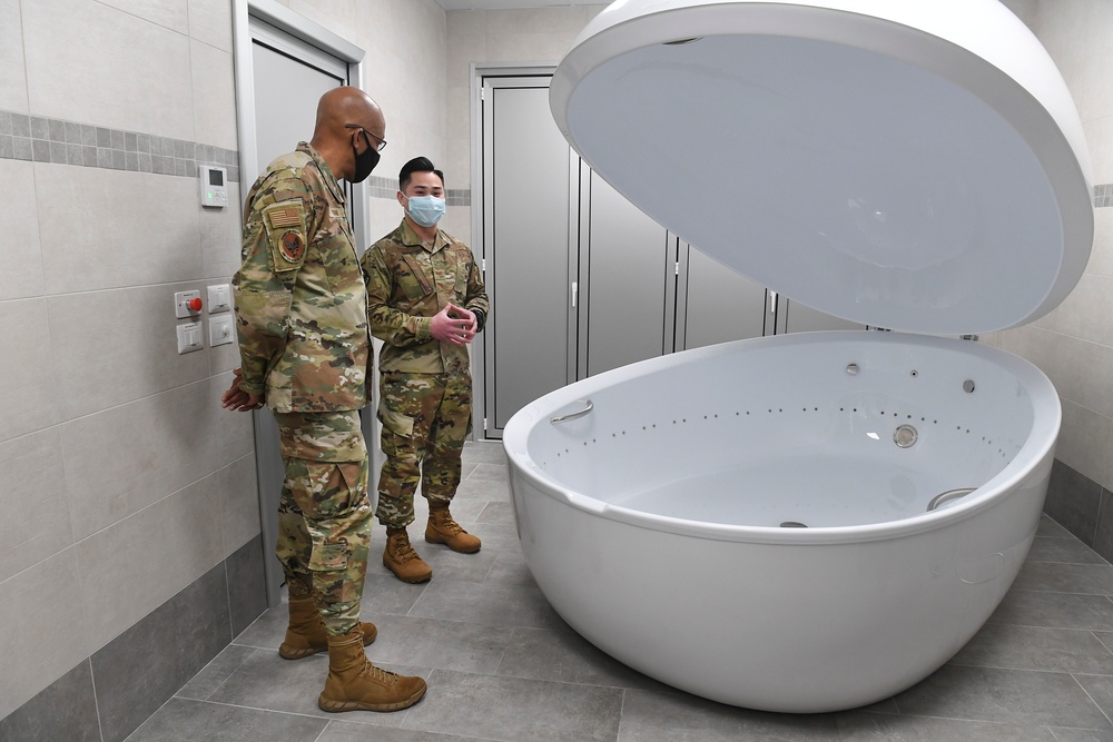 Aviano Airmen highlight adaptable, rapidly executable posture during SECAF, CSAF, CMSAF visit