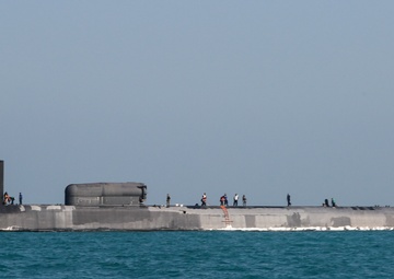 USS Georgia Visits Bahrain