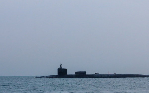 USS Georgia Visits Bahrain