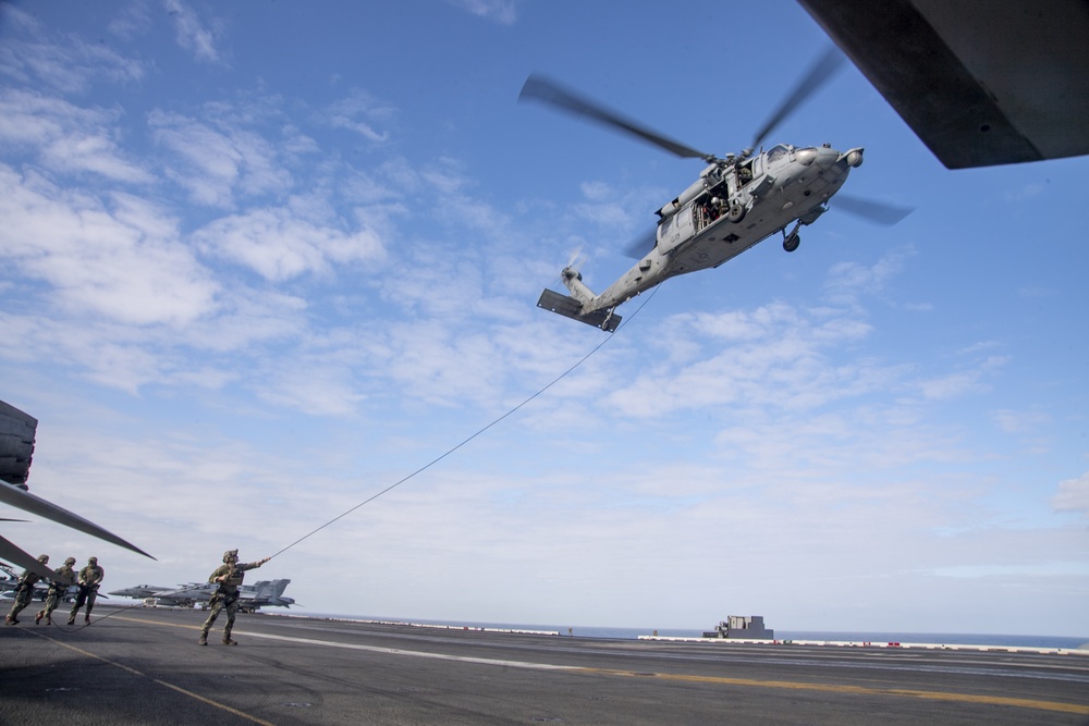 USS Harry S. Truman (CVN 75) transits the Atlantic Ocean