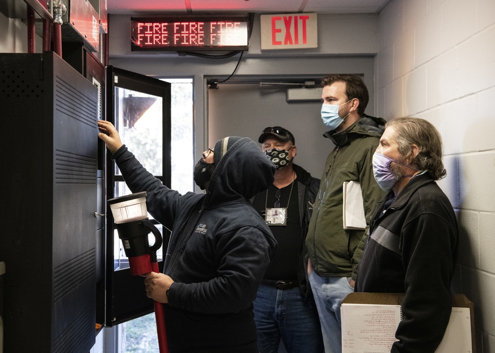 Duke Field fuel cell hangar fire suppression test marks final steps towards renovation completion