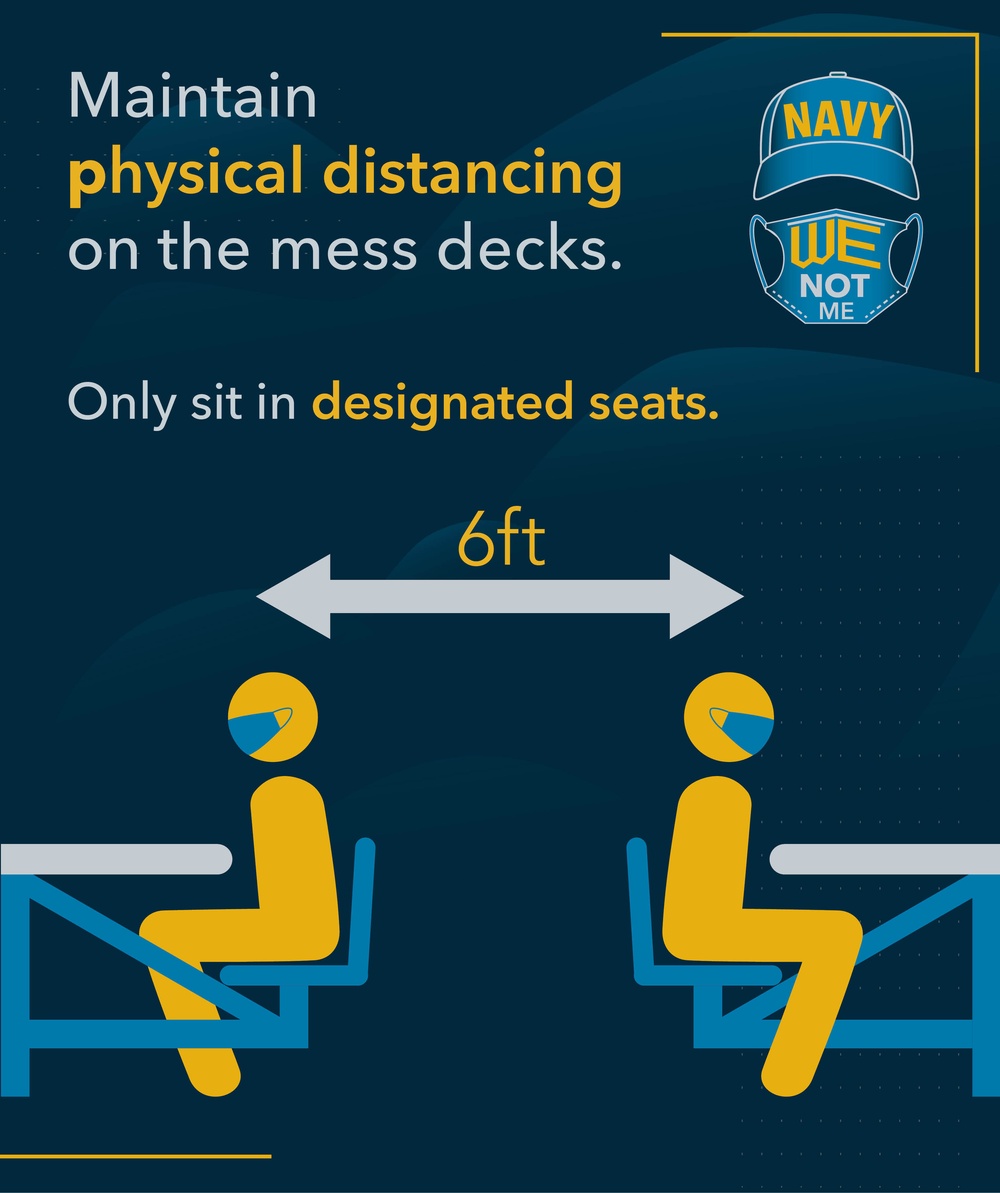 Maintain Physical Distancing - We Not Me