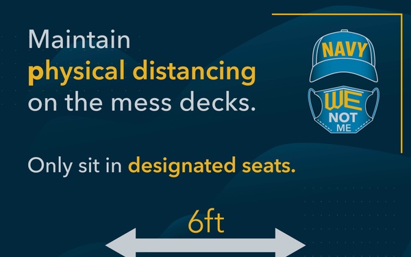 Maintain Physical Distancing - We Not Me