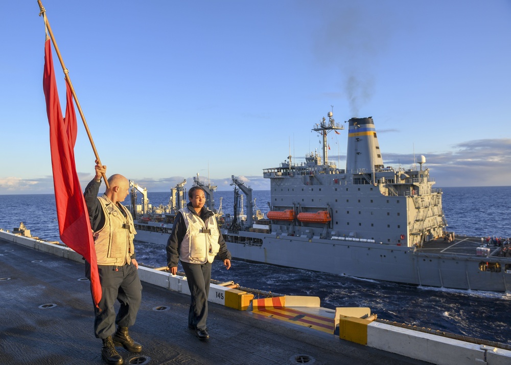 Sailors Refuel  F/A-18F Super Hornet