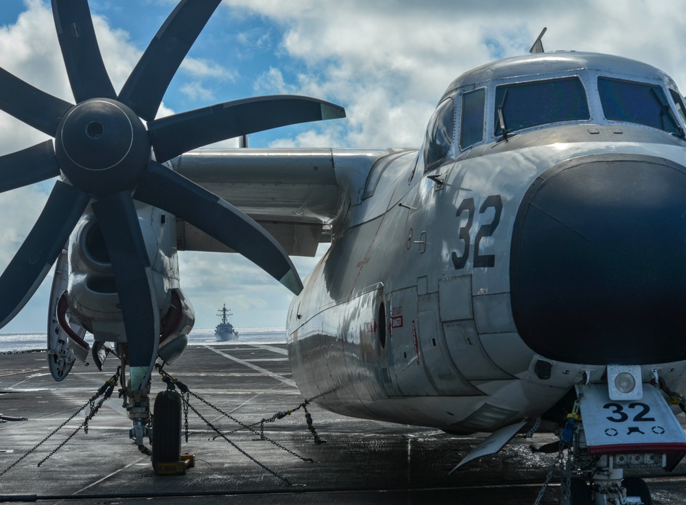 Sailors Refuel  F/A-18F Super Hornet