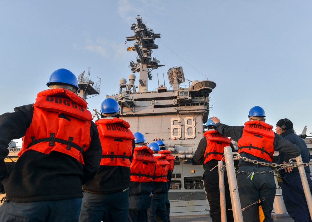 John Paul Jones Replenishment At Sea