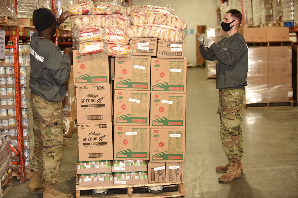 Michigan’s Task Force Spartan work with Gleaners of Detroit