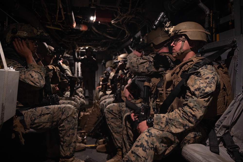 BLT 1/1 Conducts Night TRAP Training