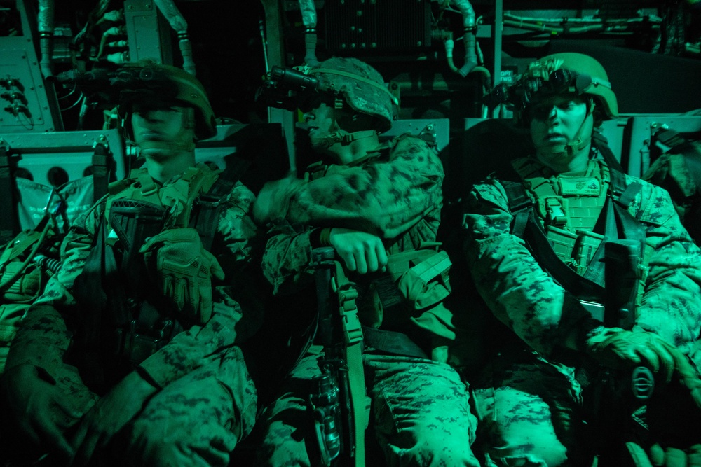 BLT 1/1 Conducts Night TRAP Training