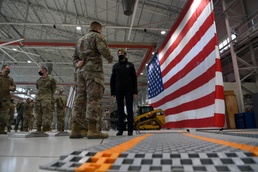 Aviano Airmen highlight adaptable, rapidly executable posture during SECAF, CSAF, CMSAF visit