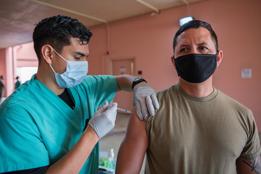 Hawaii National Guard's Task Force Oahu COVID-19 Vaccinations