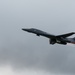 KC-135 Stratotankers refuel B-1 Lancers conducting Bomber Task Force mission