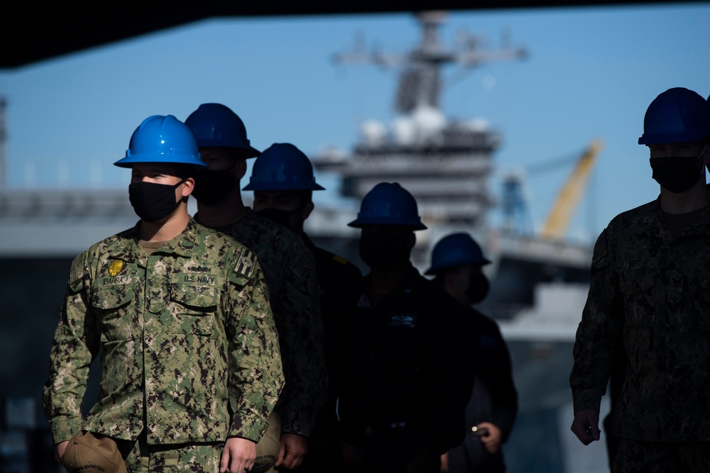 USS Theodore Roosevelt (CVN 71) Burial At Sea