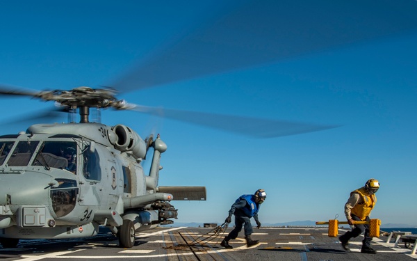 John Finn conducts routine operations