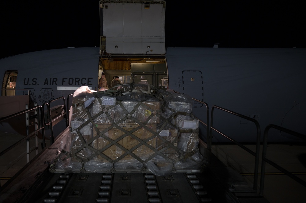 KC-10s moving PAX and cargo in the AOR