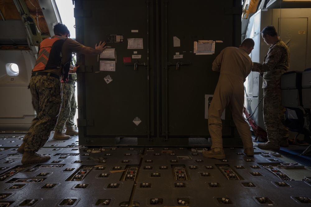 KC-10s moving PAX and cargo in the AOR