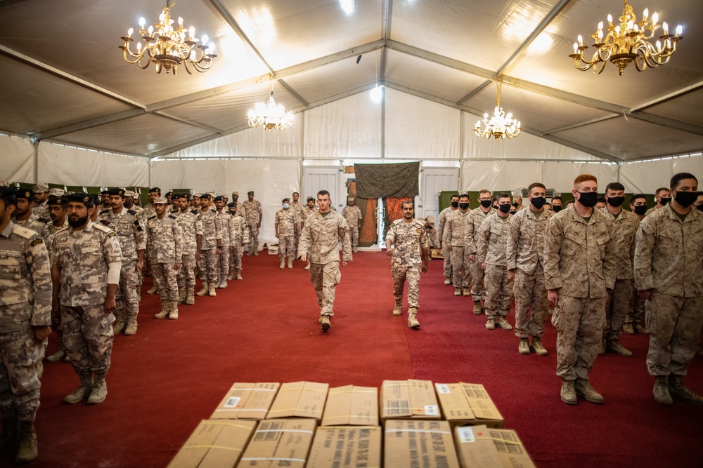 245th Marine Corps Birthday with Qatari Marine Forces
