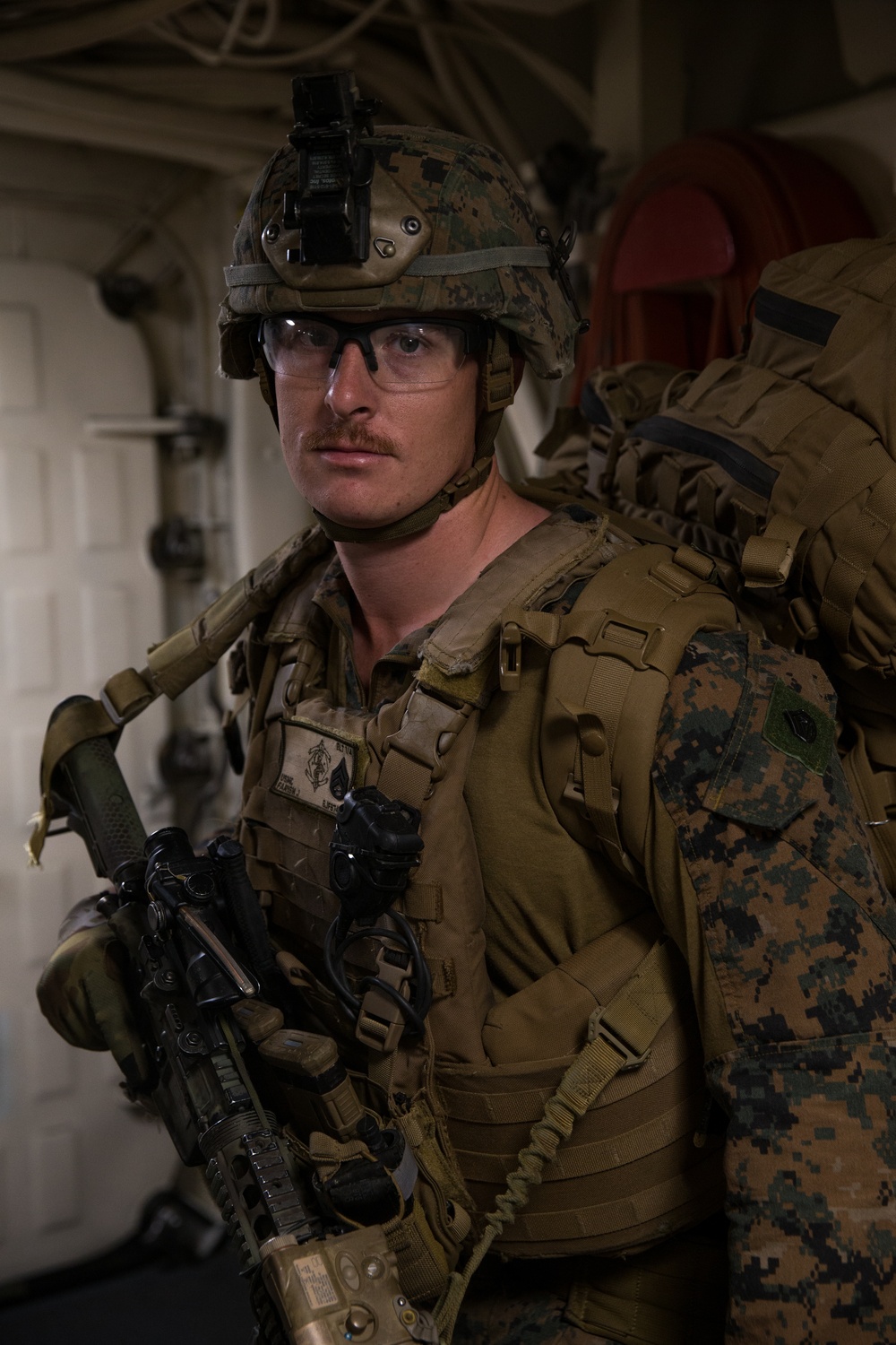 Battalion Landing Team 1/4 Marines, Sailors conduct landing force rehearsals aboard USS Somerset