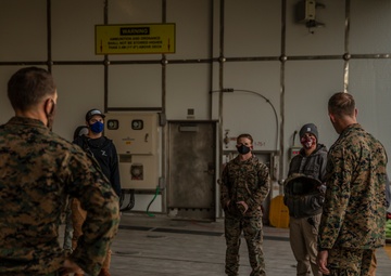 Task force US Marines return from USNS Burlington deployment