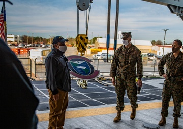 Task force US Marines return from USNS Burlington deployment