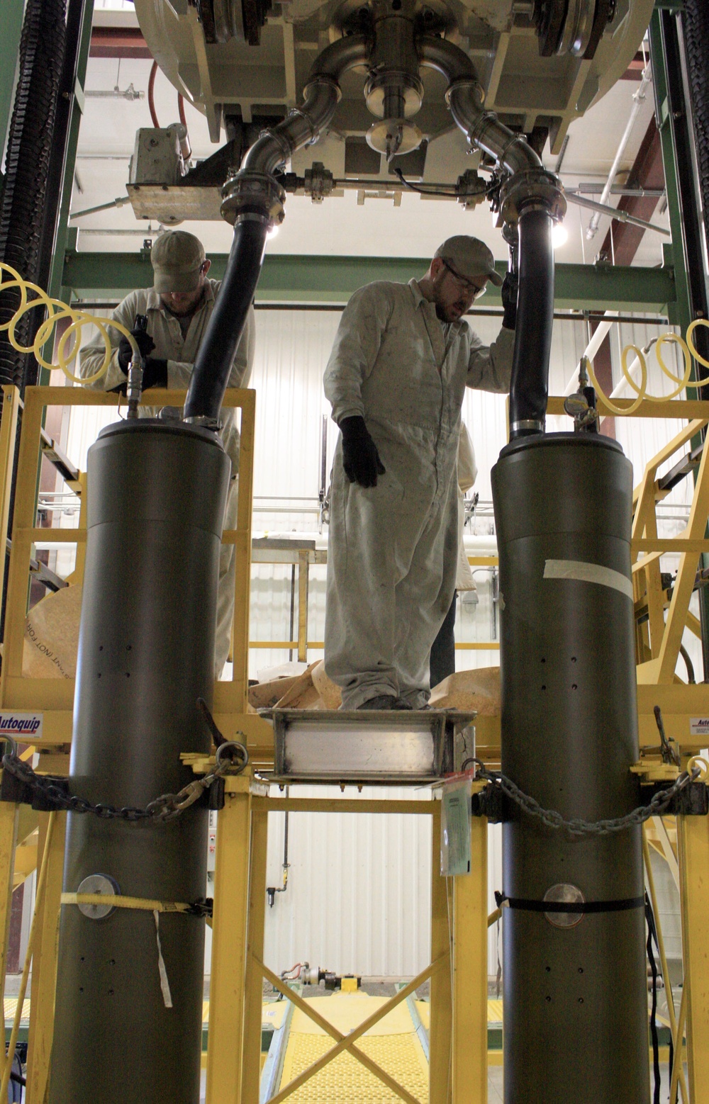 Resonant acoustic mixer at McAlester Army Ammunition Plant