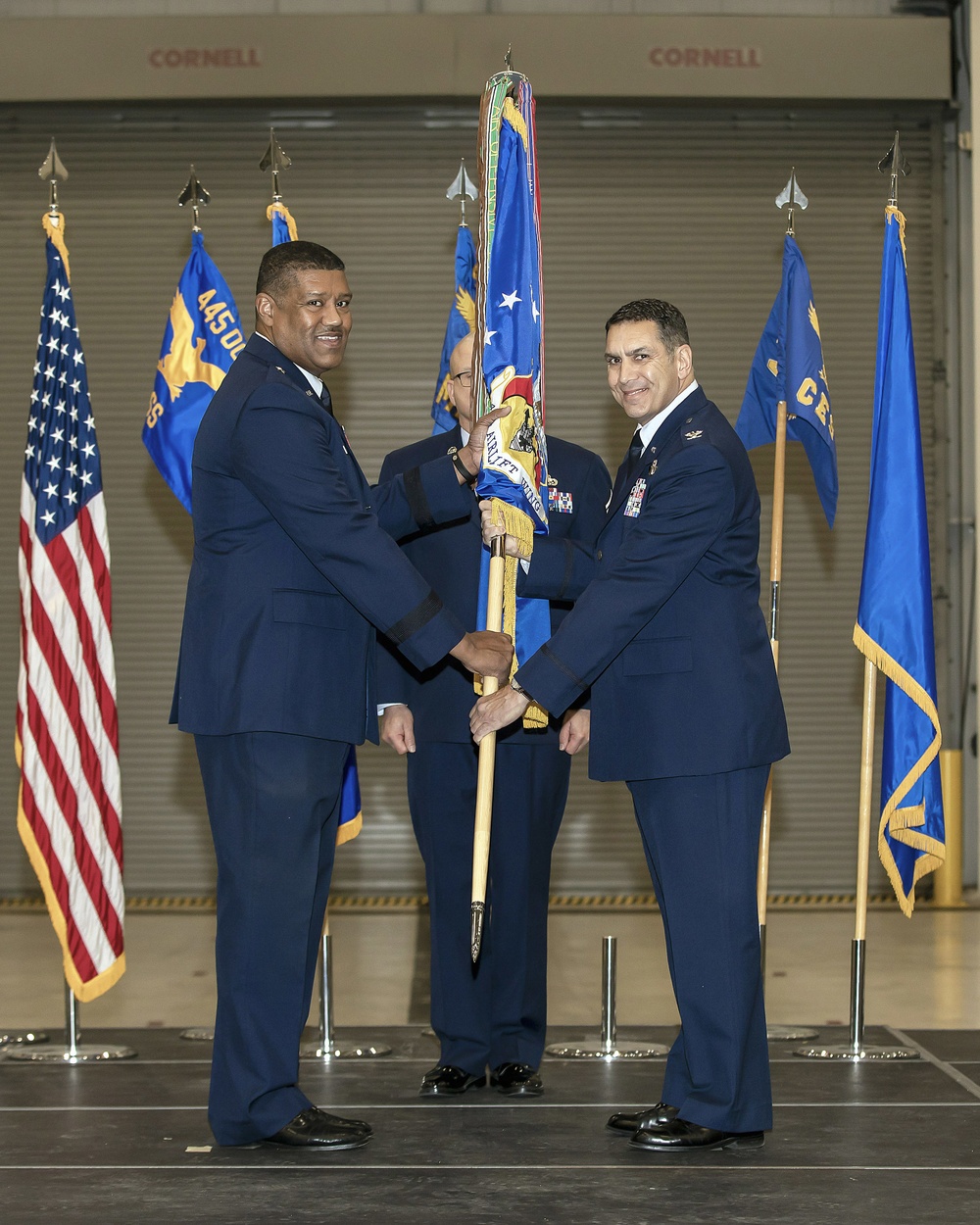 Smith assumes command of 445th Airlift Wing