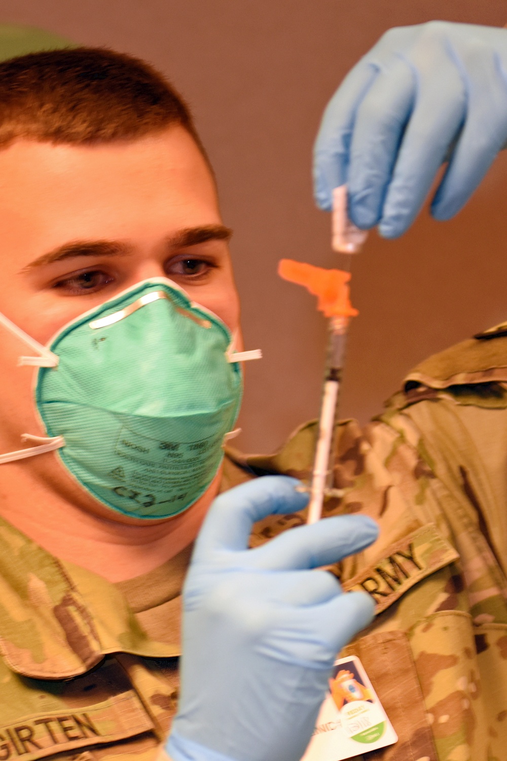 Michigan’s Task Force Spartan, Administers the COVID-19 Vaccine