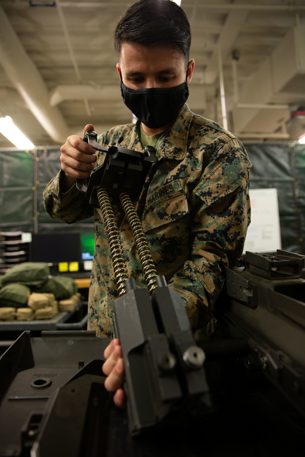 MARSOC armory perform weapons maintenance