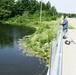 Fisherman at Fort McCoy in 2016