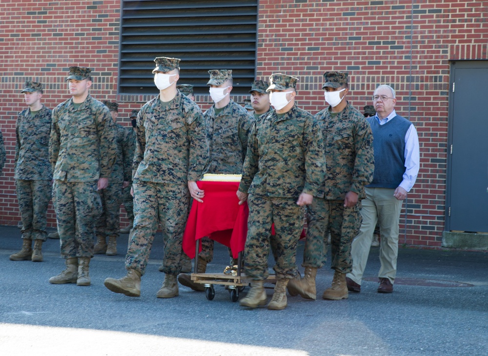 Cake Cutting Ceremony MCIOC (Marine Corps Information Operation Center)