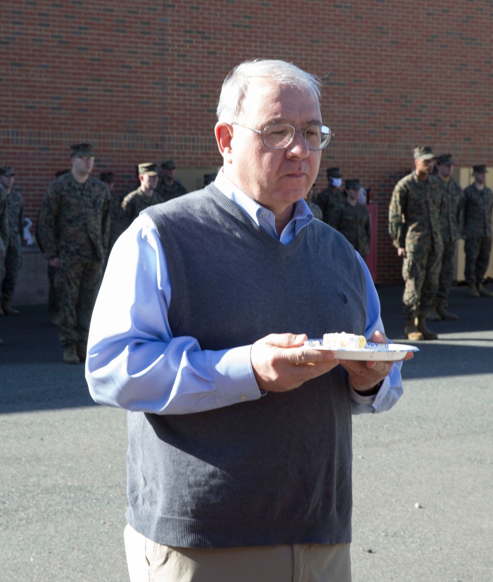 Cake Cutting Ceremony MCIOC (Marine Corps Information Operation Center)