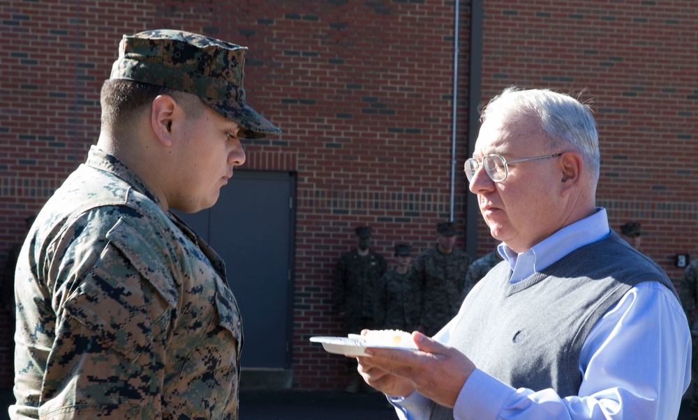 Cake Cutting Ceremony MCIOC (Marine Corps Information Operation Center)