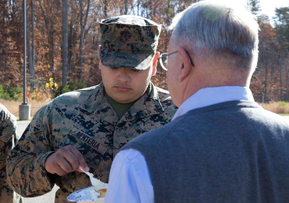 Cake Cutting Ceremony MCIOC (Marine Corps Information Operation Center)