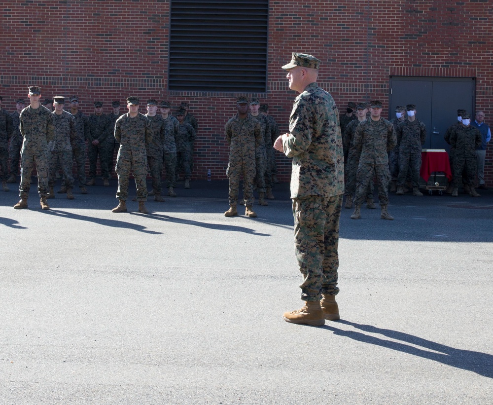 Cake Cutting Ceremony MCIOC (Marine Corps Information Operation Center)