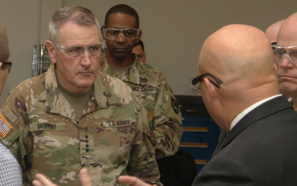 Gen. John Murray tours C5ISR PIF