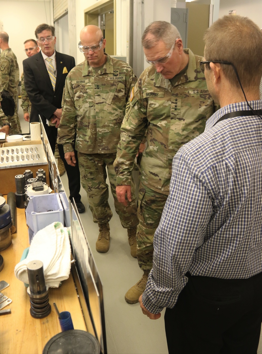 Gen. John Murray tours C5ISR PIF