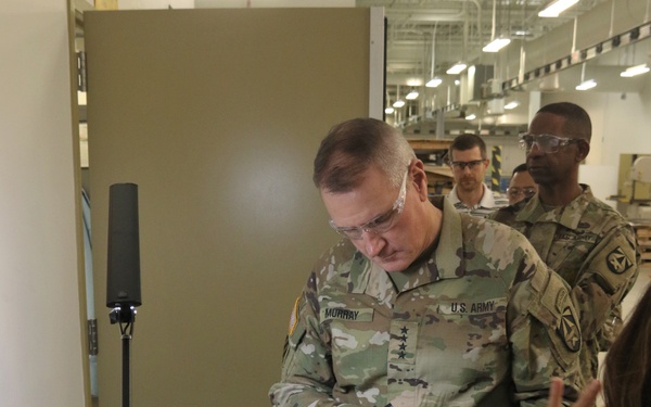 Gen. John Murray tours C5ISR PIF