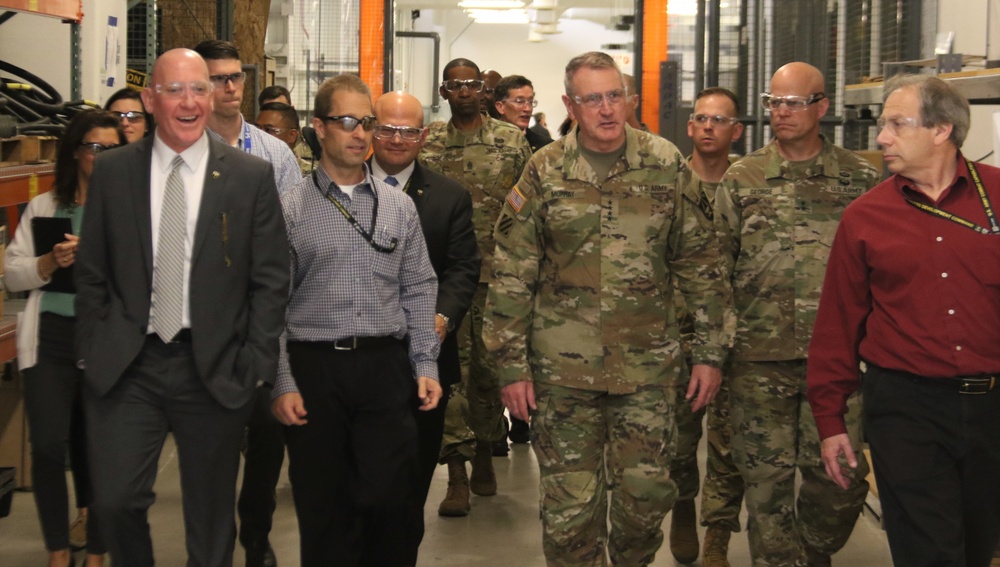 Gen. John Murray tours C5ISR PIF