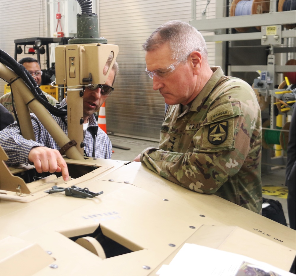 Gen. John Murray tours C5ISR PIF