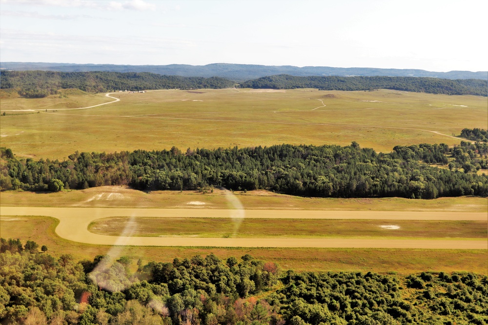 August 2020 aerial views of Fort McCoy