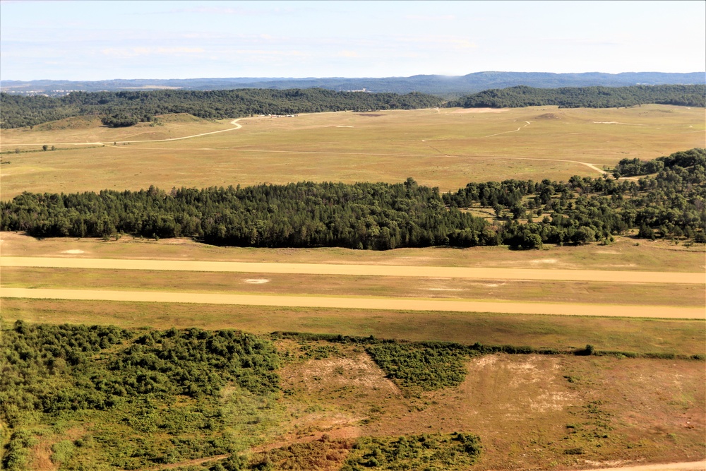 August 2020 aerial views of Fort McCoy