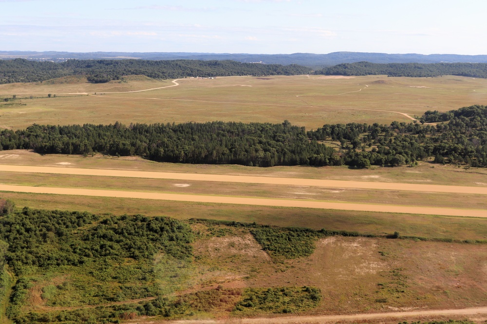 August 2020 aerial views of Fort McCoy